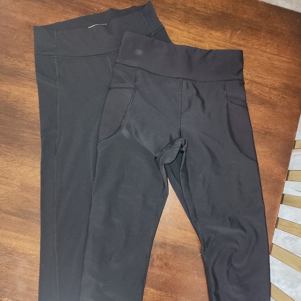 Girls leggings size 10-12 Set Of 2, Old Navy And All In Motion from Target